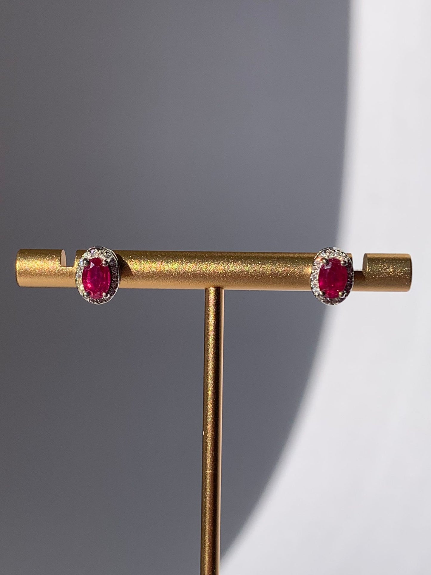 925 Silver Ruby Earrings / Courage and Confidence