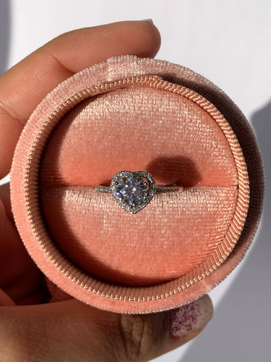 Anello regolabile in moissanite di argento 925 / Potenziale interno e prosperità