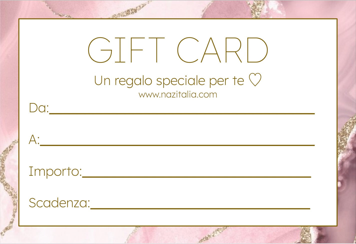 Gift Card - Digitale